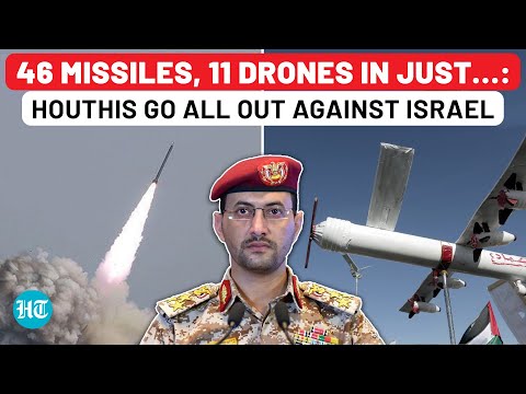 Houthis Cripple Israel With Near-Daily Attacks? 46 Missiles, 11 Drones Fired From Yemen In Just…