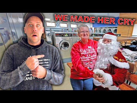 It’s a Christmas Miracle! Santa Hits The Laundromat For A Wild Surprise.