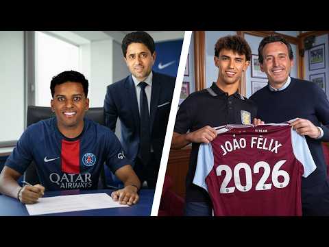 🚨 PSG&#039;S SHOCK MOVE FOR RODRYGO! FELIX TO ASTON VILLA?!| LATEST TRANSFER RUMOURS 2025