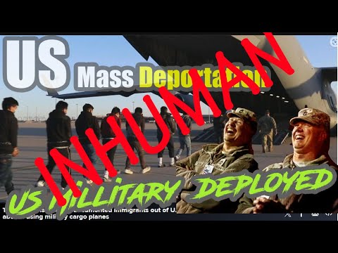 Deported on Military Planes: The Shocking Truth Behind the U.S. Crackdown!