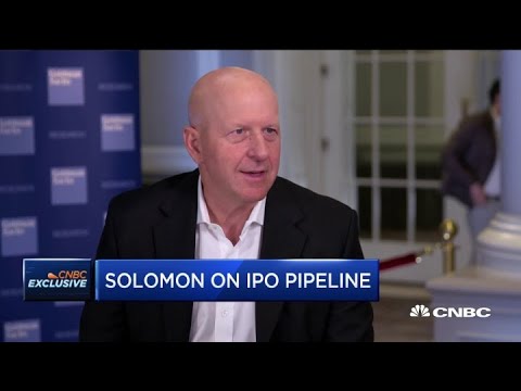 Goldman Sachs CEO David Solomon on IPO pipeline