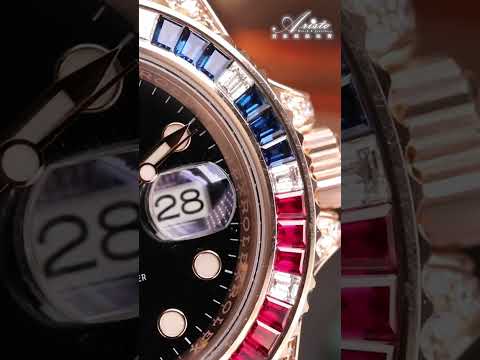 GMT-Master2 126755SARU with gem bezel, more protrude Pepsi bezel signature🔴🔵 #aristowatch
