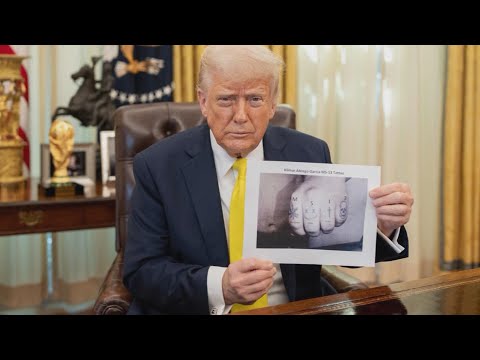 Trump Insists Kilmar Abrego Garcia has Photoshopped &#039;MS-13&#039; Tattooed on Hands