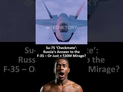 Su-75 ‘Checkmate’: Russia’s Answer to the #f35 or Just a $30M Mirage! #su75 #f14 #su57 #usarussia
