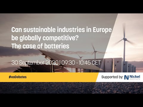 Can sustainable industries in Europe be globally competitive? The case of batteries