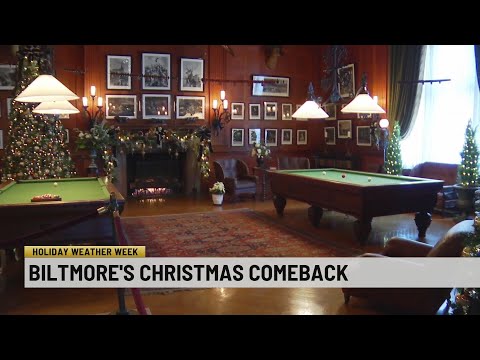 Holiday Weather Week: Biltmore Christmas comeback