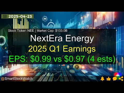 NextEra Energy (NEE|$133.0B) - 2025 Q1 Earnings Analysis