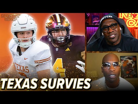 Texas SURVIVES 2OT thriller vs. Arizona State in College Football Playoff quarterfinal | Nightcap