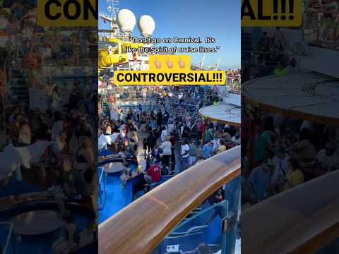 CONTROVERSIAL!!! Is carnival like the Spirit ✈️ of cruising🛳️?! #carnival #carnivalcruise #cruising