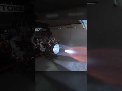 Powerful #RocketEngine Test! 🚀 Hot-Fire Success by #StokeSpace! 🔥🔥🔥 #SpaceTech #space #rocket