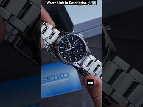 Seiko Chronograph 10 Bar Luxury Men&#039;s Watch #luxurywatchesformen #elegantwatches #seikowatchformen