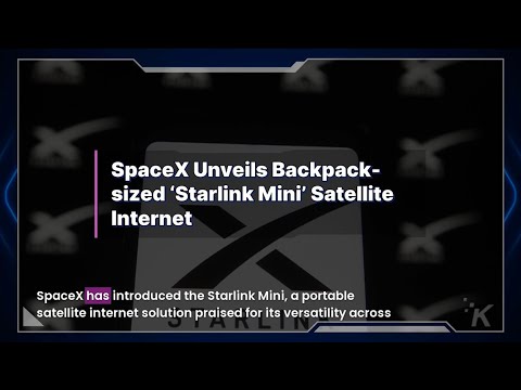 SpaceX unveils backpack-sized &#039;Starlink Mini&#039; satellite internet #spacex #starlink #mini #internet