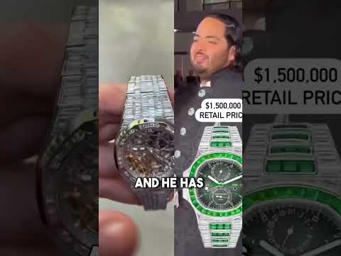Check out Anant Ambani’s dream watch collection #bigmoewatches #dubai #bigmoe #watches