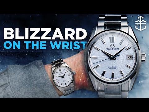 The Grand Seiko SLGH027 debuts a brand-new icy blue Mt. Iwate dial