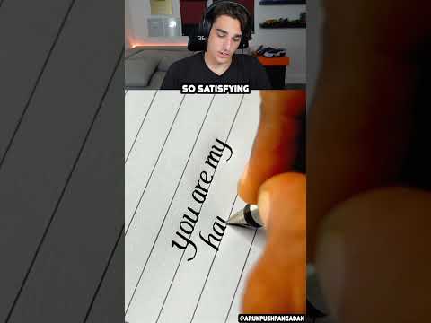 The Most Perfect Hand Writing