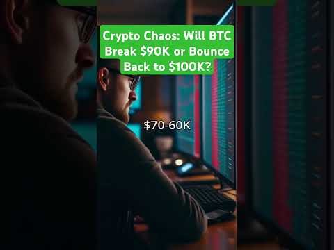 &quot;Crypto Chaos: Will BTC Break $90K or Bounce Back to $100K?&quot; #cryptocurrency #btc