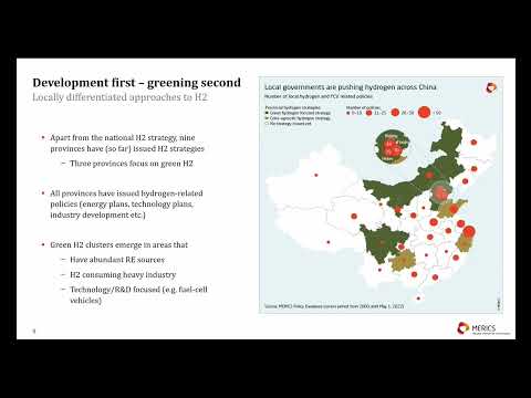 MERICS Online Event: China’s green hydrogen sector
