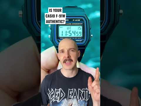 Is Your Casio F-91W Authentic? 🤔 3 Ways To Check ✅ #casio #f91w #authentic