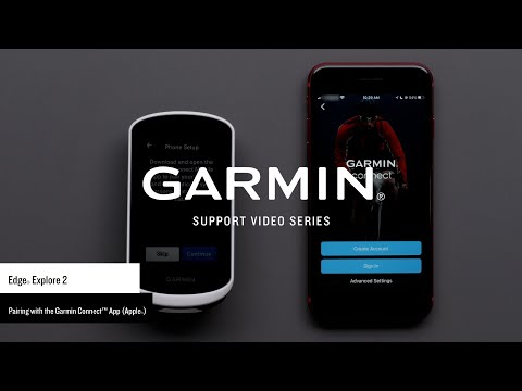 Support: Pairing an Edge® Explore 2 with the Garmin Connect™ App (Apple®)