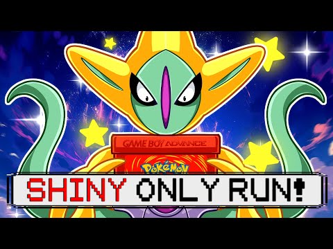 I Tried Beating Pokémon Fire Red ONLY Using SHINIES