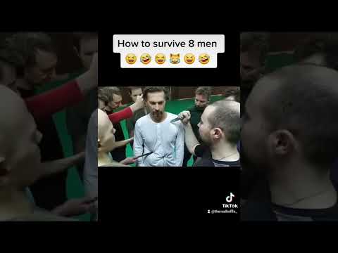 systema knife defence against 8 men