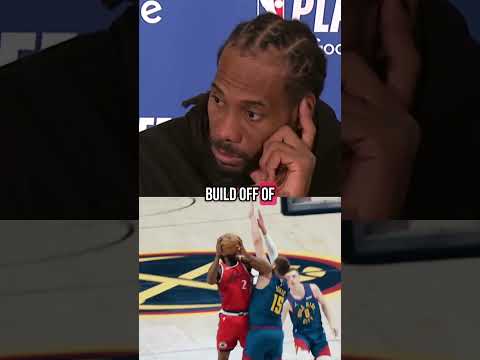 Kawhi Leonard on encouragement for the future