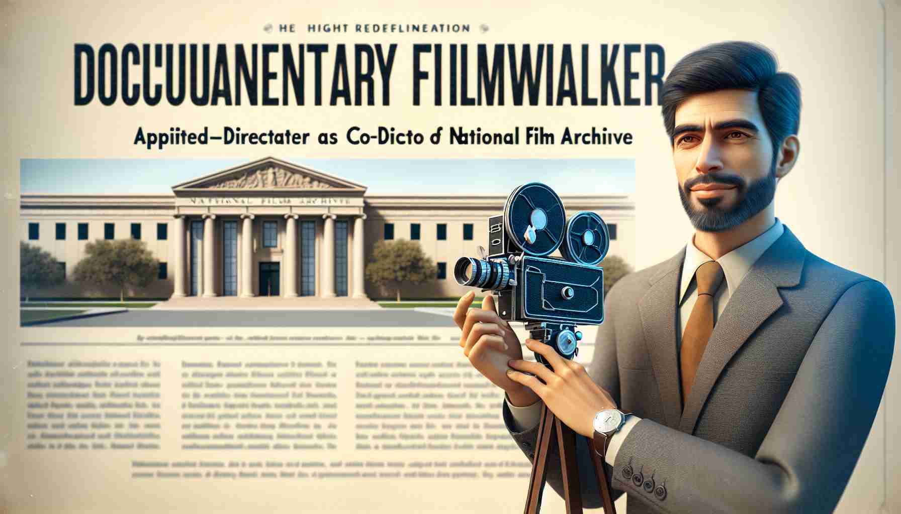 Title: Documentary Filmmaker Appointed as Co-Director of National Film Archive Title: Documentary Filmmaker Appointed as Co-Director of National Film Archive