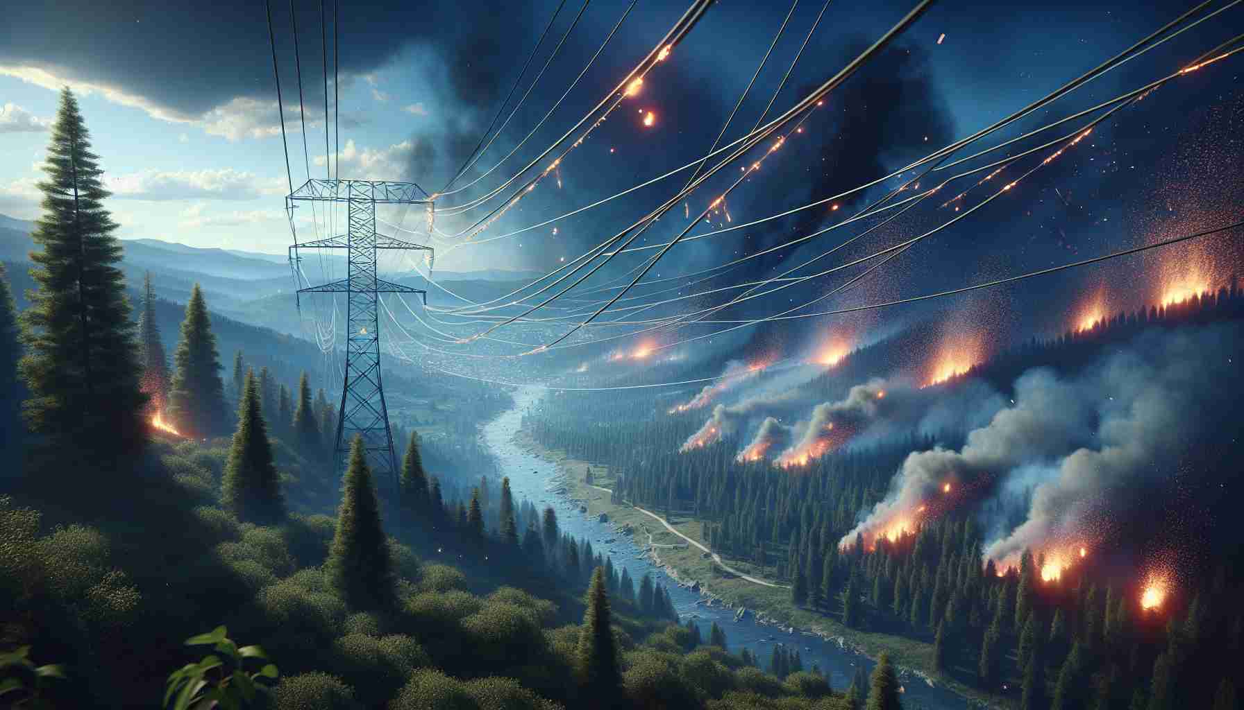 Could a Power Line Spark the Inferno? Shocking Eyewitness Accounts