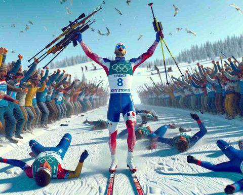 France Dominates Biathlon Sprint! A Historic Podium Triumph France Dominates Biathlon Sprint! A Historic Podium Triumph