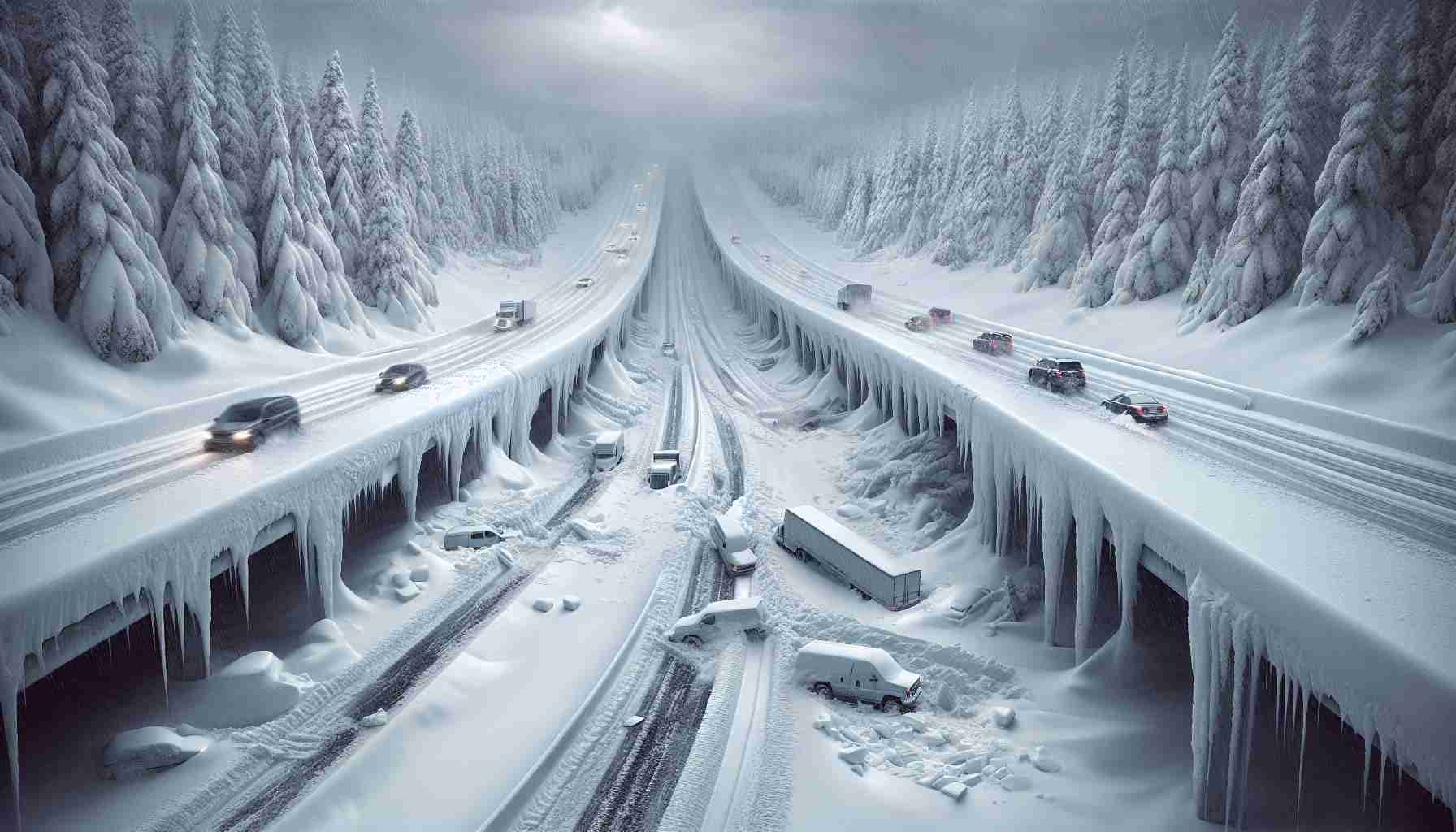 Shocking Winter Chaos! Roads Turn Deadly