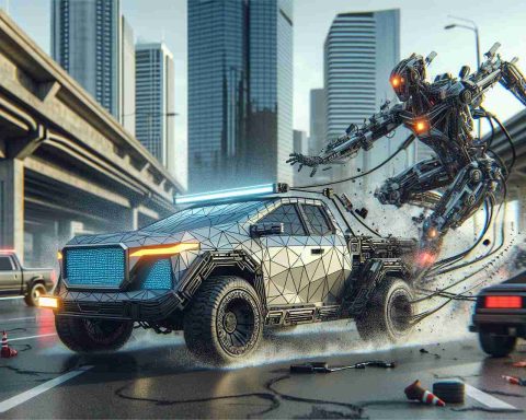 A Shocking Scene Unfolds: Tesla Cybertruck Seized A Shocking Scene Unfolds: Tesla Cybertruck Seized