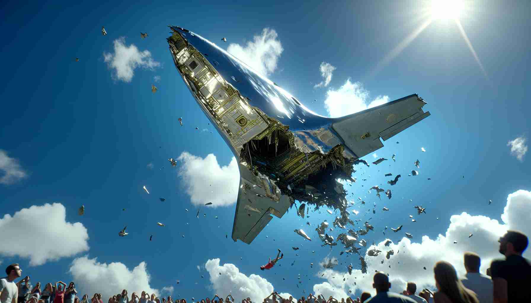 Mysterious Incident in the Skies! Fighter Jet Part Falls from Above