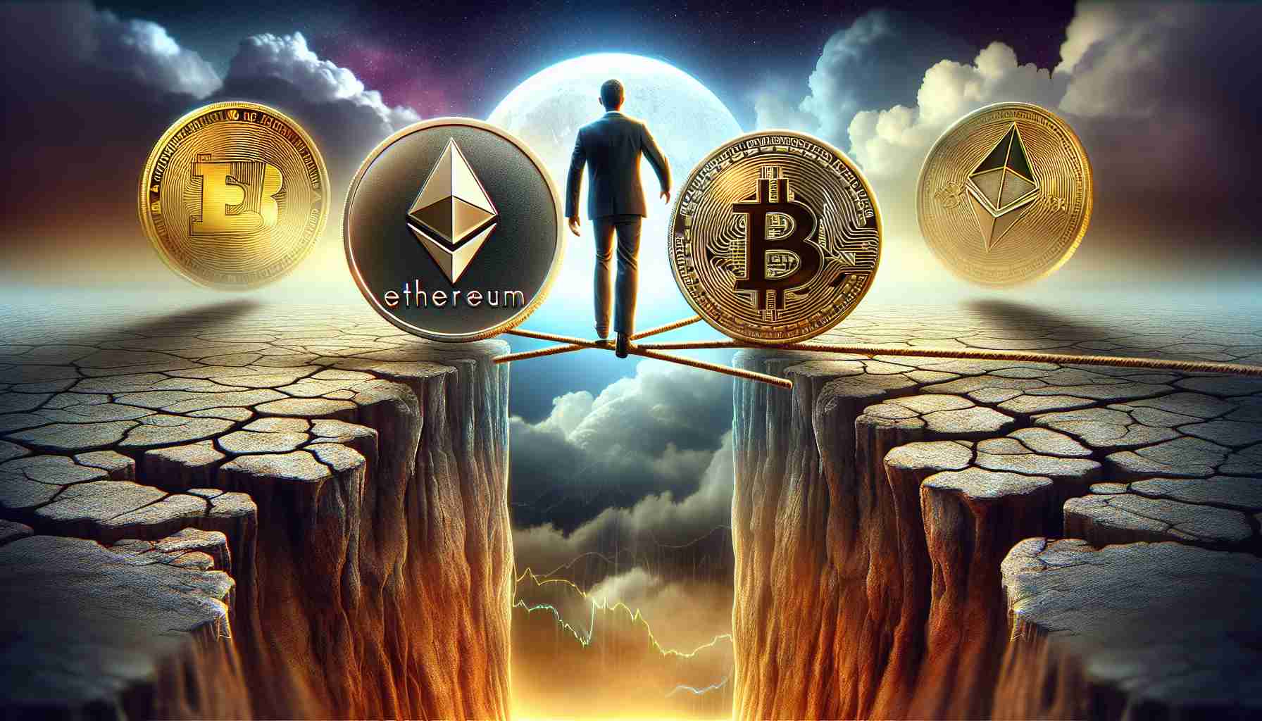 Crypto Chaos: Bitcoin Flirts with Drama While Ethereum and XRP Eye Bullish Horizons