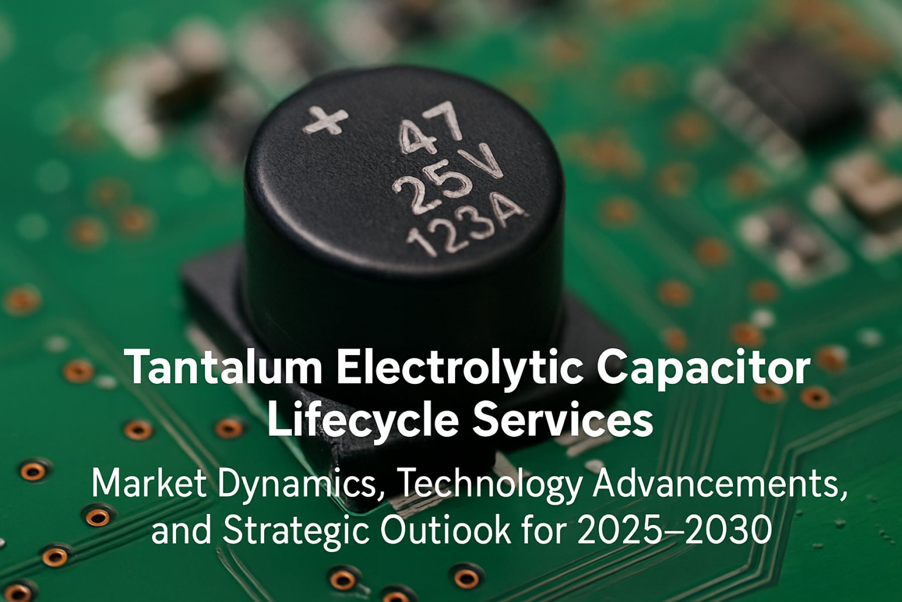 Tantal-Elektrolytkondensator-Lebenszyklusdienstleistungen: Marktdynamik, technologische Fortschritte und strategischer Ausblick für 2025–2030 